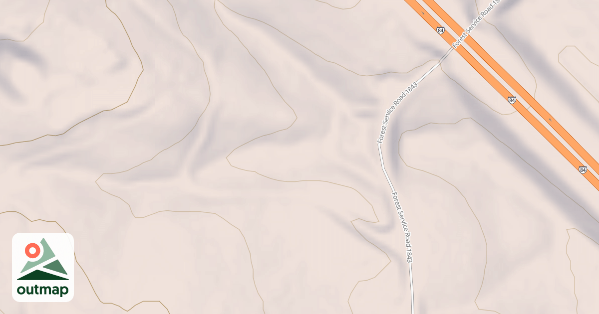 Map of USFS National Forest System Roads {135A104E-647E-49A7-A08B-6567F2AFE4A2}