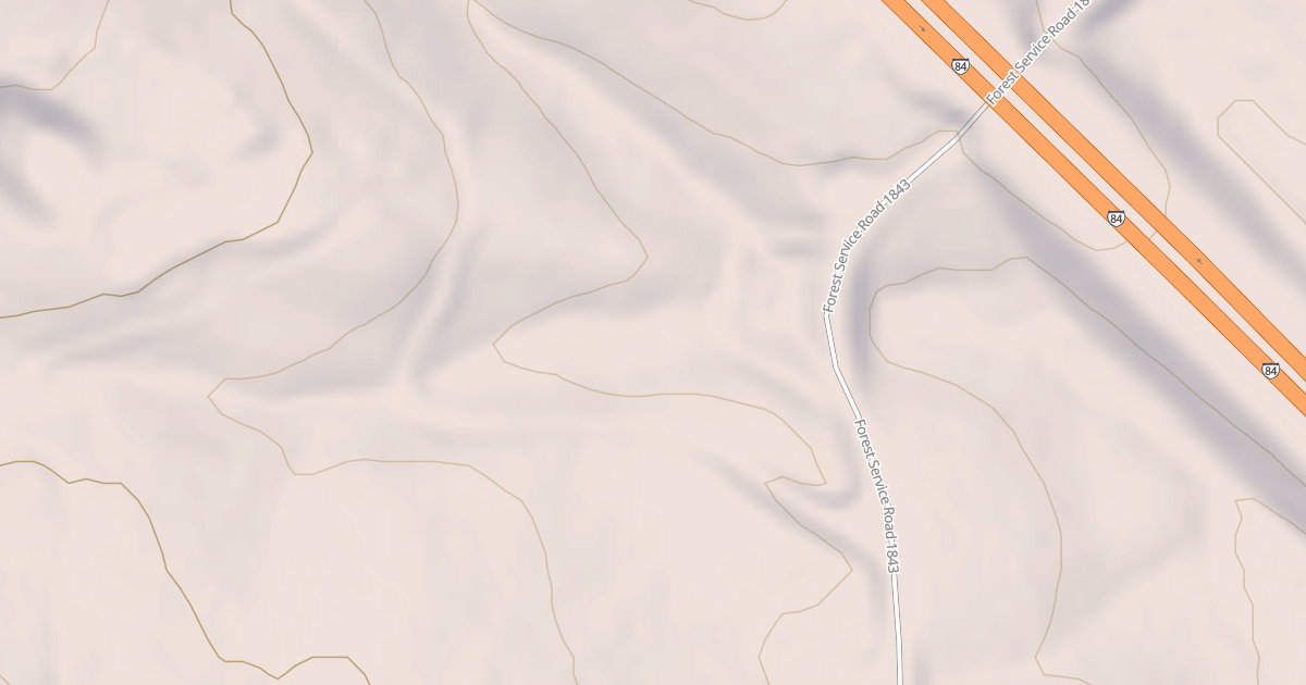 Map preview of USFS National Forest System Roads {135A104E-647E-49A7-A08B-6567F2AFE4A2}