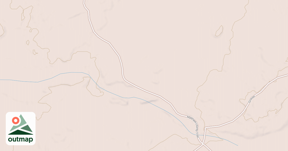 Map of Matthew Lourey State Trail