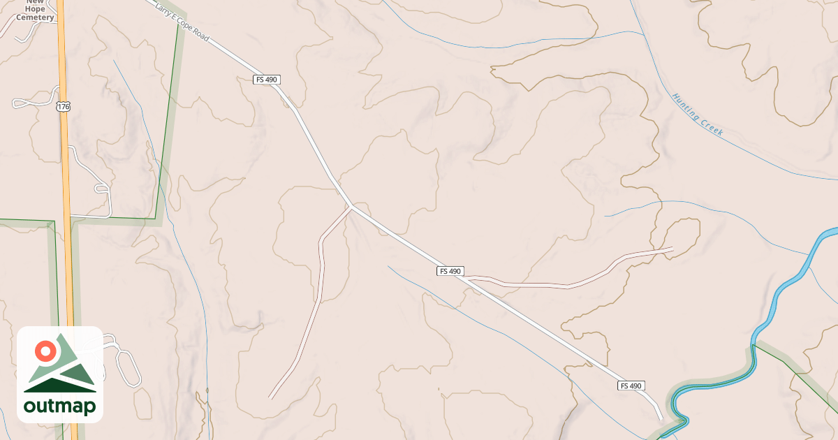 Map of LARRY E. COPE