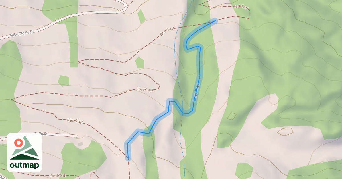 Map of East Fork