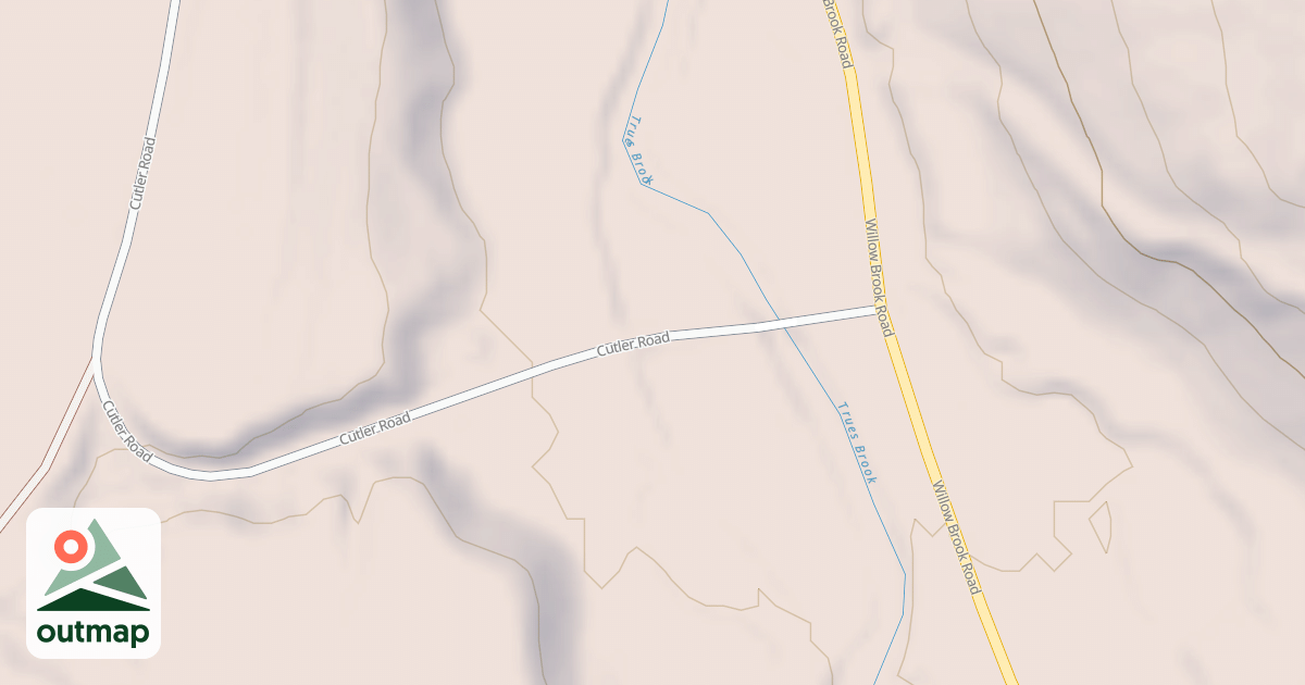 Map of Cutler Rd