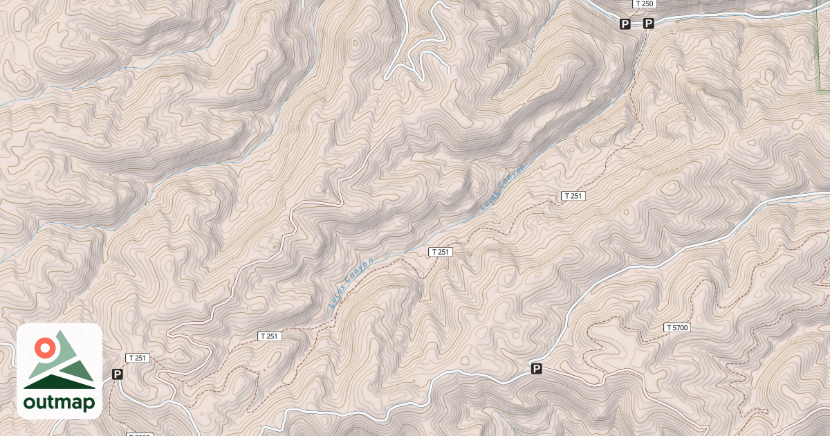 Map of LUCAS CYN