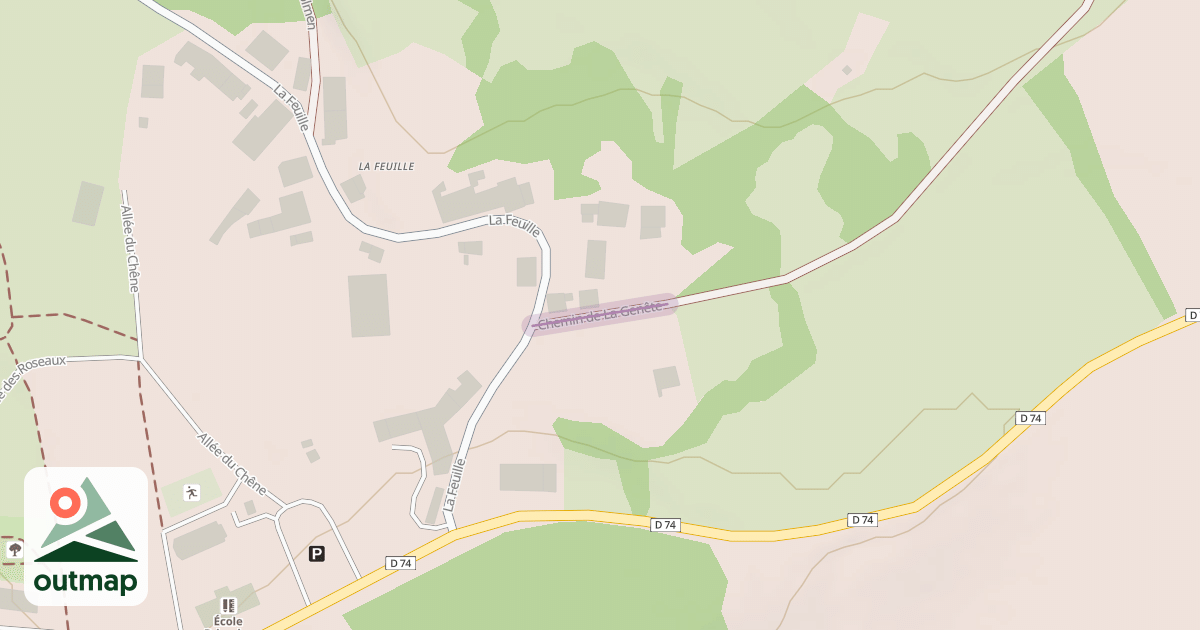 Map of Chemin de La Genête