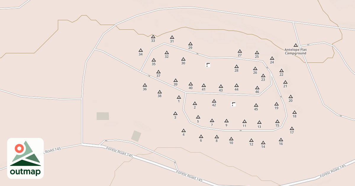 Map of ANTELOPE FLAT C G & P A