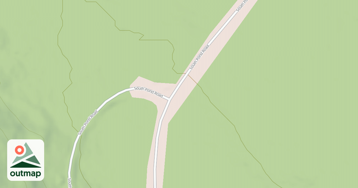 Map of EAST SIDE - SOUTH POND