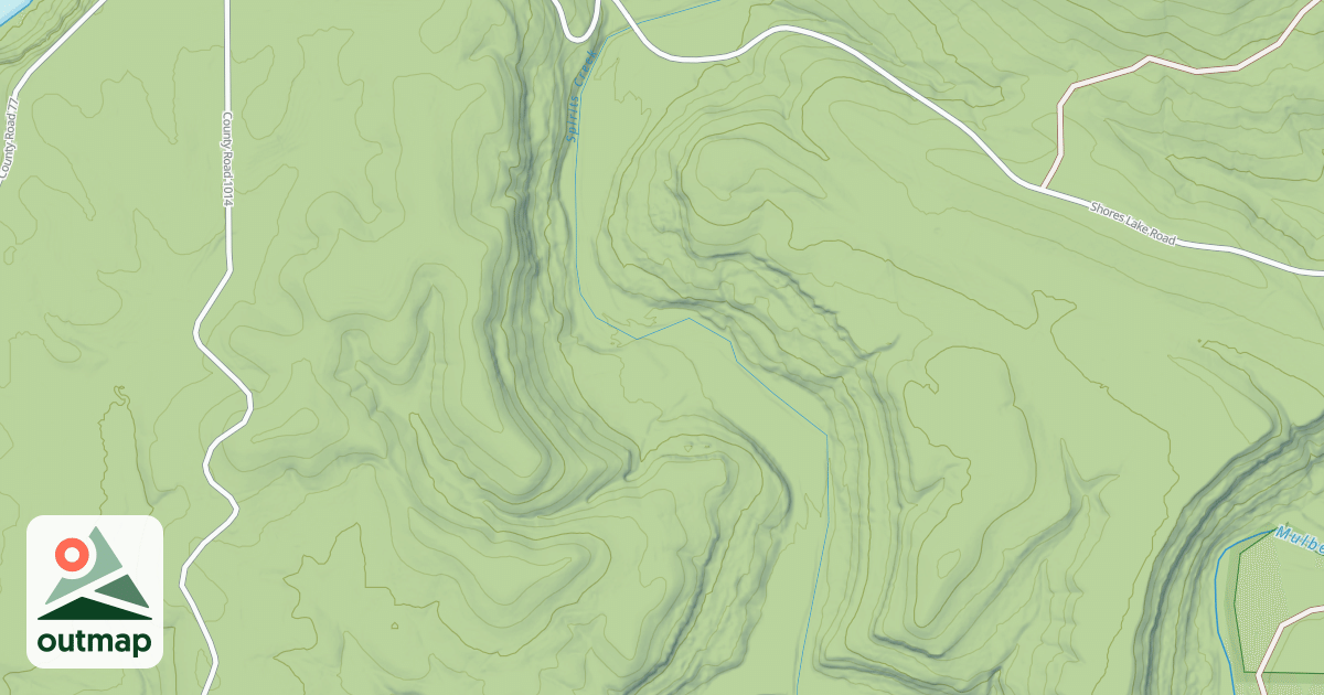 Map of SPIRITS CREEK