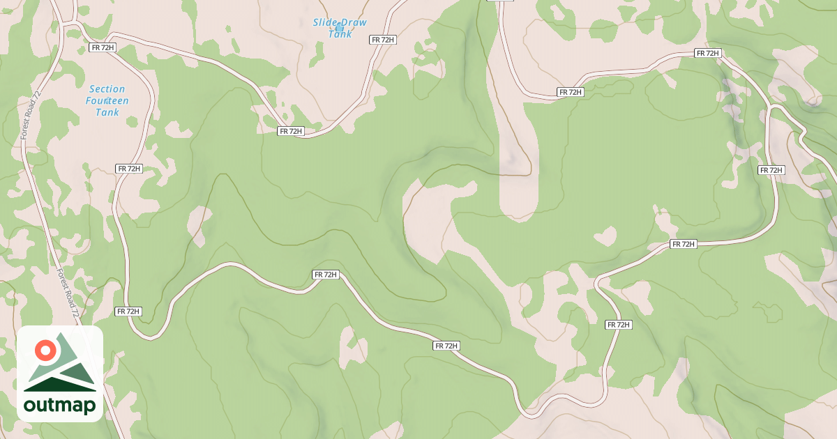 Map of DUCK LAKE TS.
