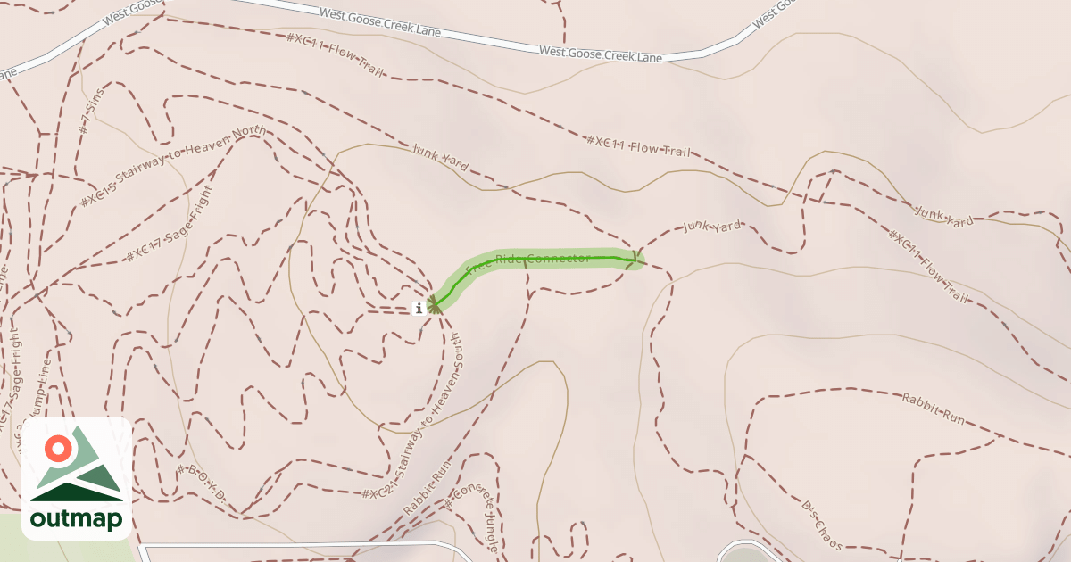 Map of Free Ride Connector