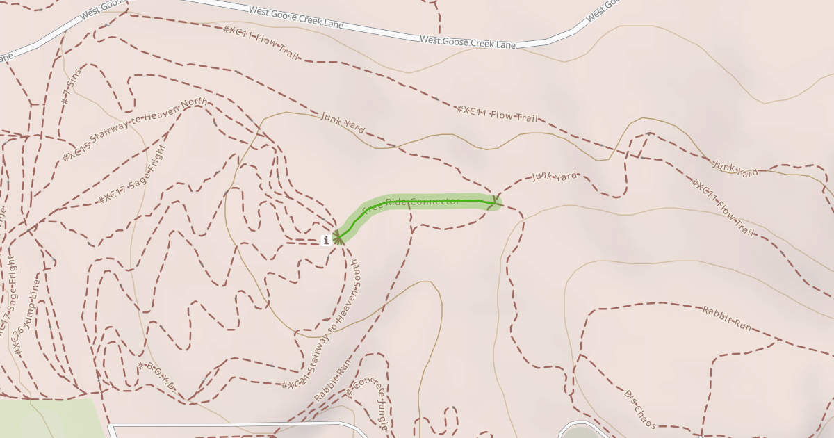 Map preview of Free Ride Connector