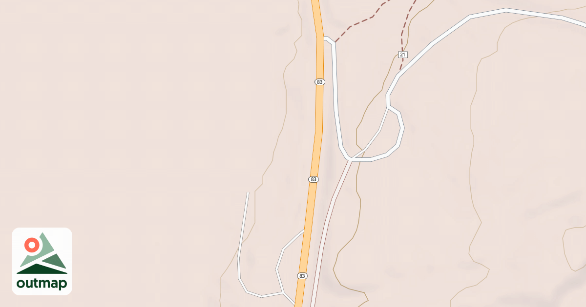 Map of SWAN LAKE GUARD STATION