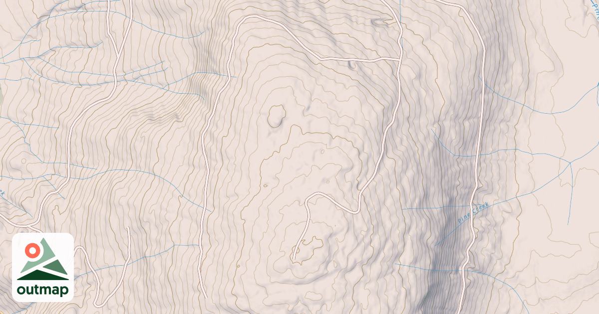 Map of Spruce Dome Hill North