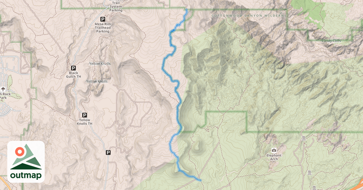 Map of Ice House Trail