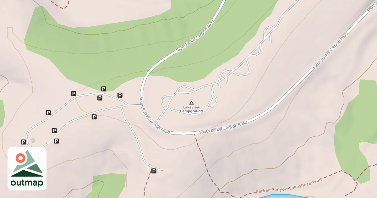Map of LAKE VIEW CG LOOP