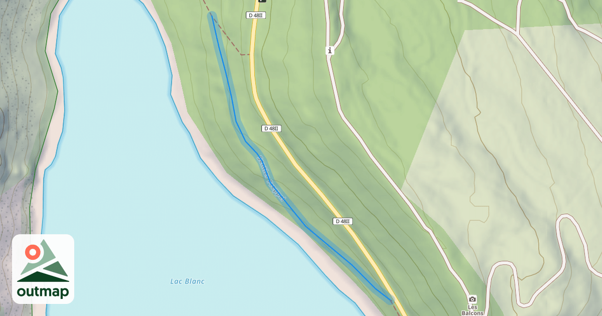 Map of Sentier Freppel