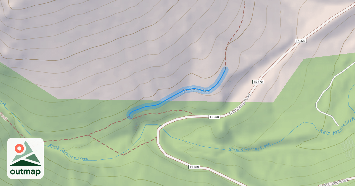 Map of Buckhorn Trail