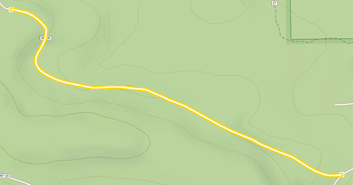 Map preview of Forest Road 4615-100