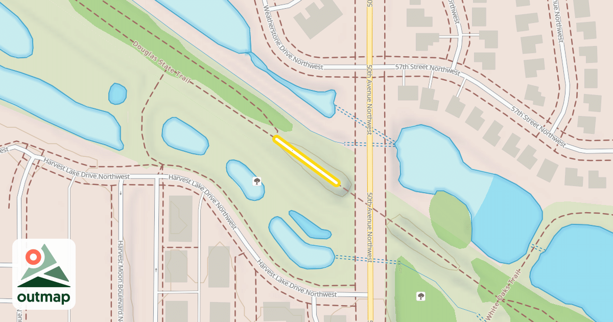 Map of Douglas State Trail