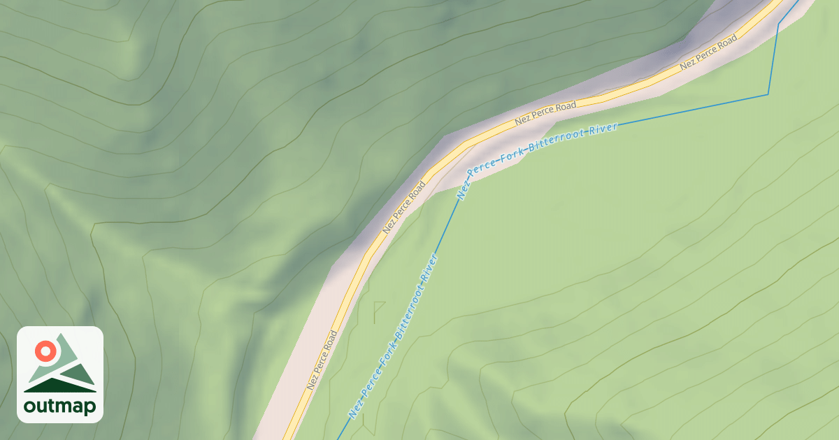 Map of (FDR) NEZ PERCE TRAIL