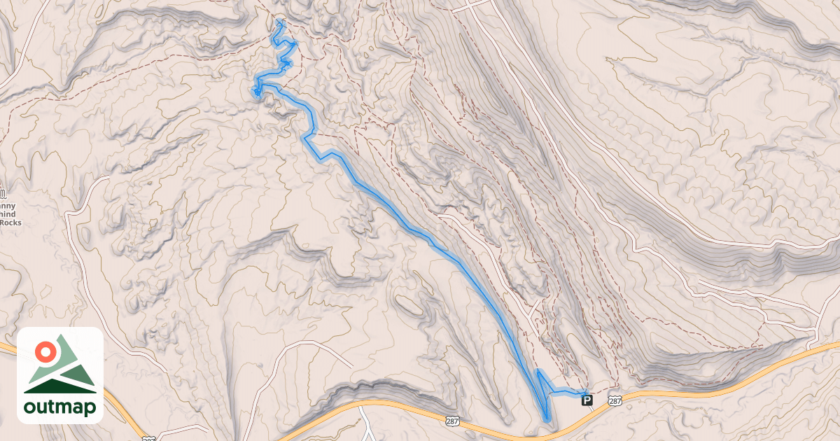 Map of Red Ridge