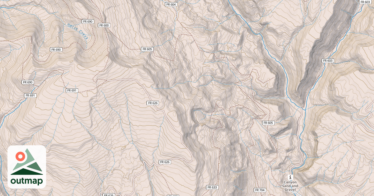 Map of SNOW SPRINGS