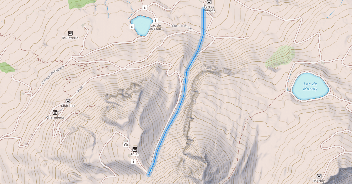 Map preview of La Combe de la Tolar