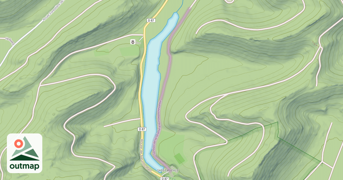 Map of Sentier de la scierie à la Pottaschhuette