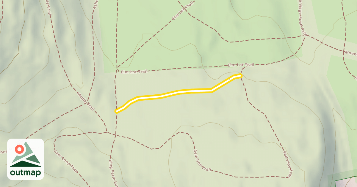 Map of Red Pine Trail