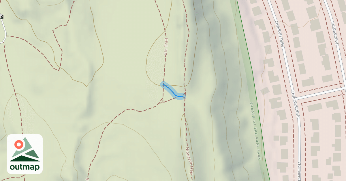 Map of Ute Valley Trail