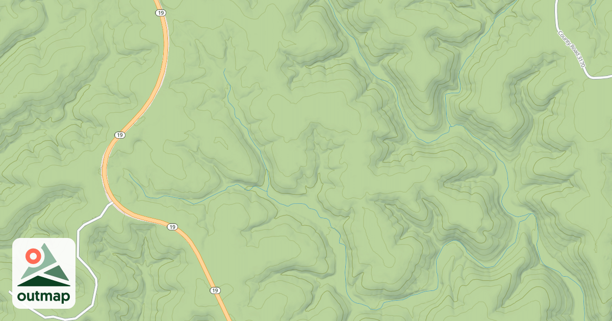 Map of BRUSHY