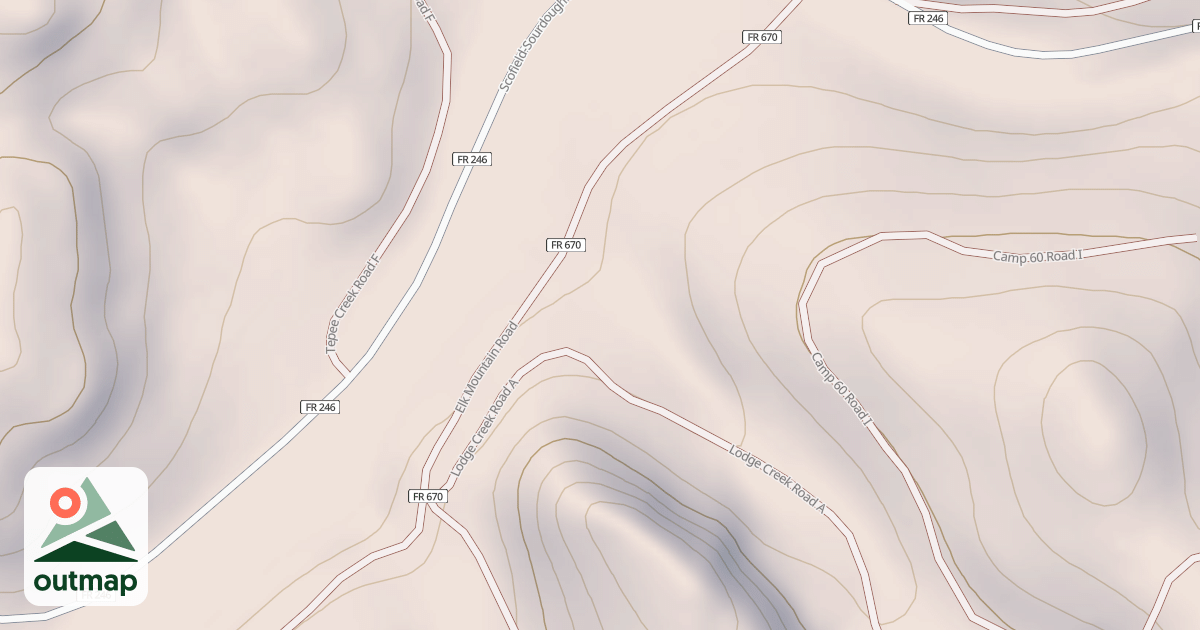 Map of LODGE CREEK LOOP