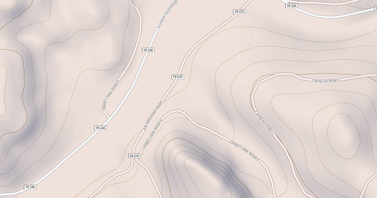 Map preview of LODGE CREEK LOOP
