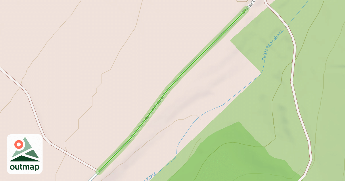 Map of Route des Chaux