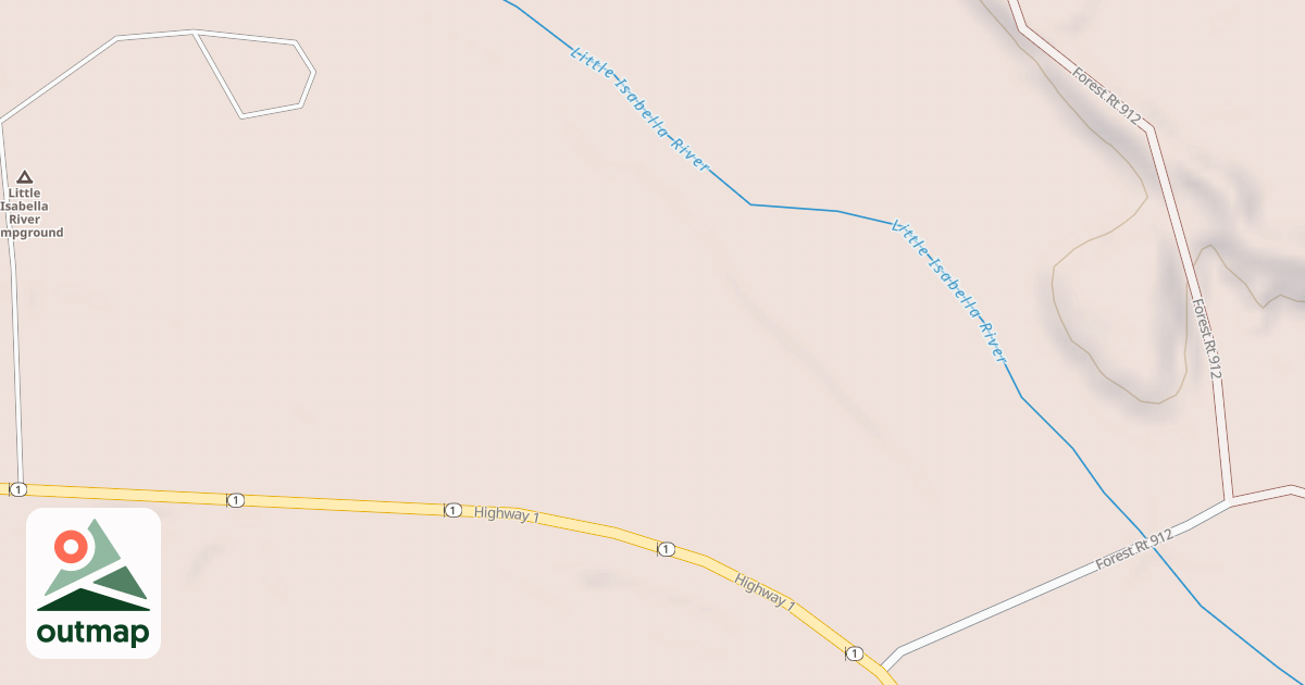 Map of LITTLE ISABELLA ATV