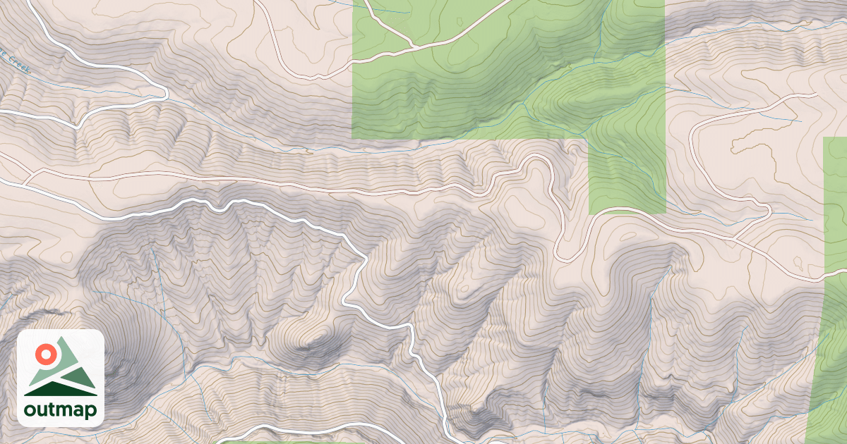 Map of MIDDLE RIDGE