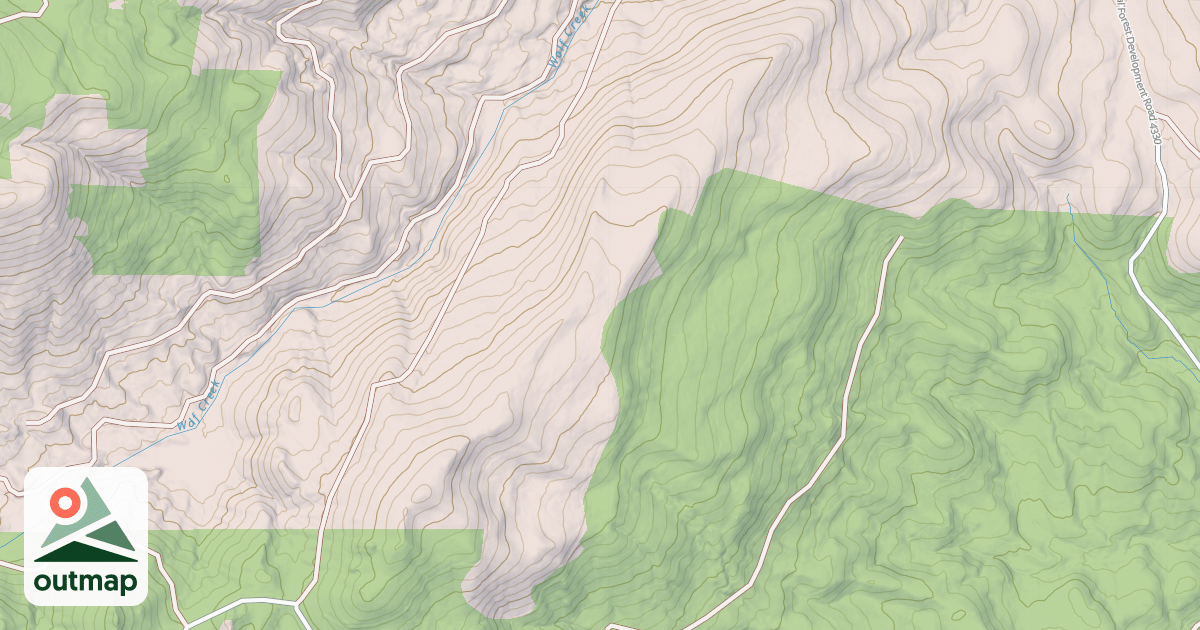 Map of USFS National Forest System Roads {40A844FA-8A0D-4F73-8813-F72EA44B82FF}
