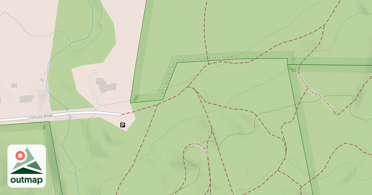 Map of College Ski Trail