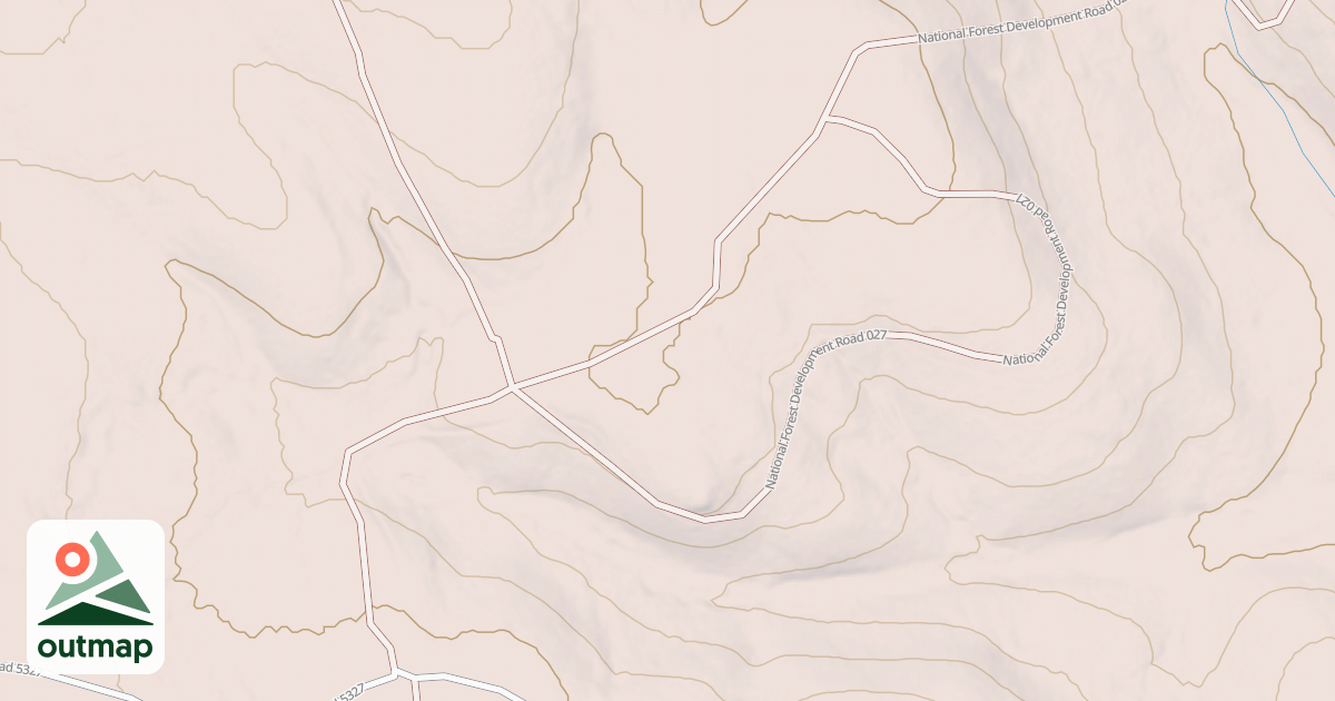 Map of USFS Motor Vehicle Use Map Roads {8D5D48B5-3406-48A1-91CF-C71E8C608F15}
