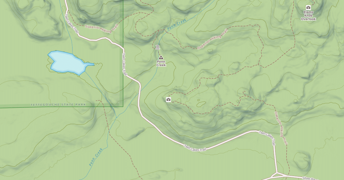 Map preview of Red Dot Trail