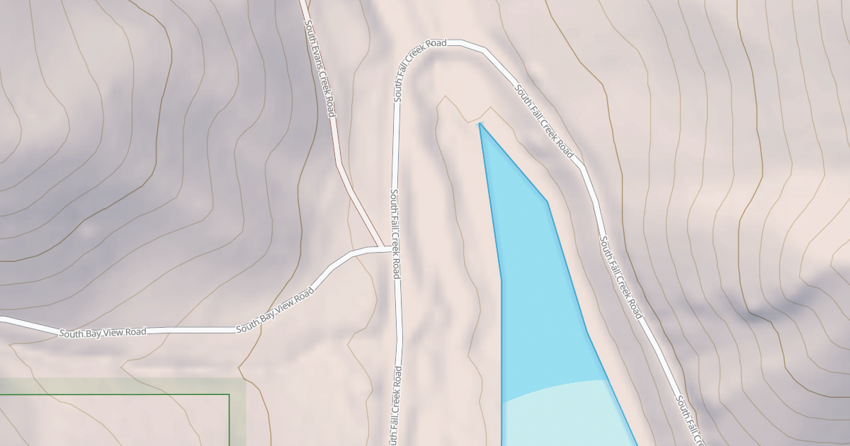Map preview of EVANS CREEK CG-NORTH