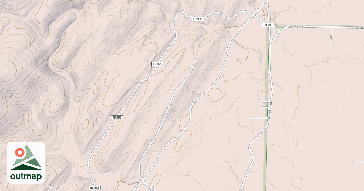 Map of WEST PEAVINE