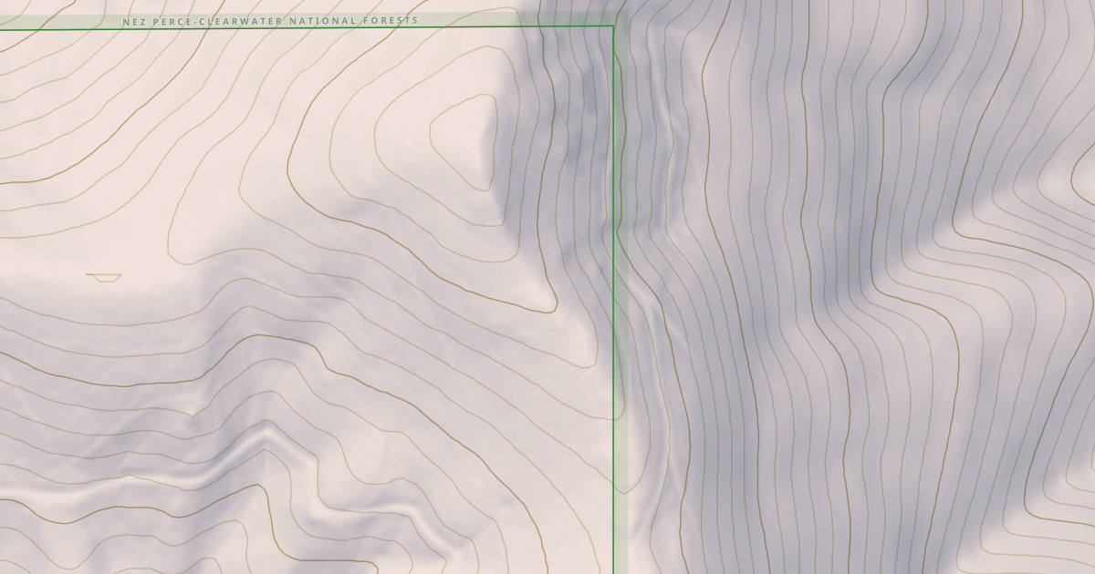 Map preview of Palouse - Ohv - Klawa Cr