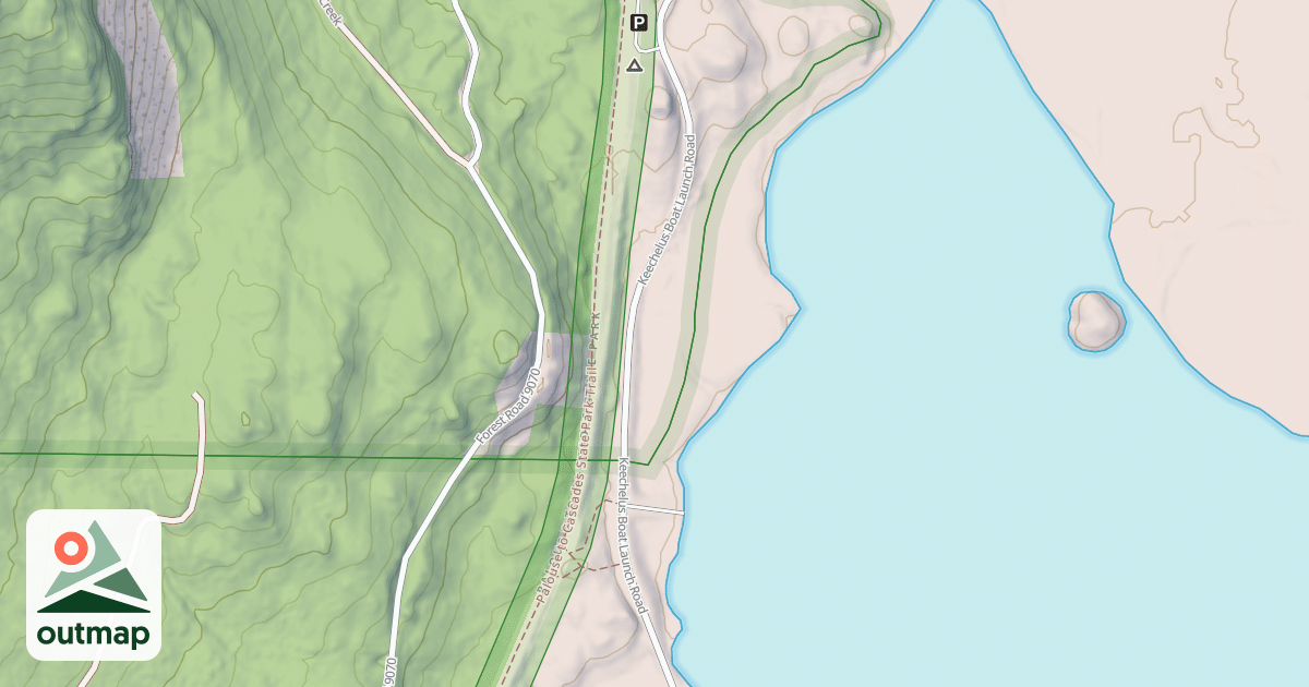 Map of JOHN WAYNE TRAILHEAD