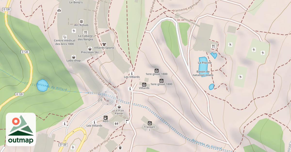 Map of Luge Villards