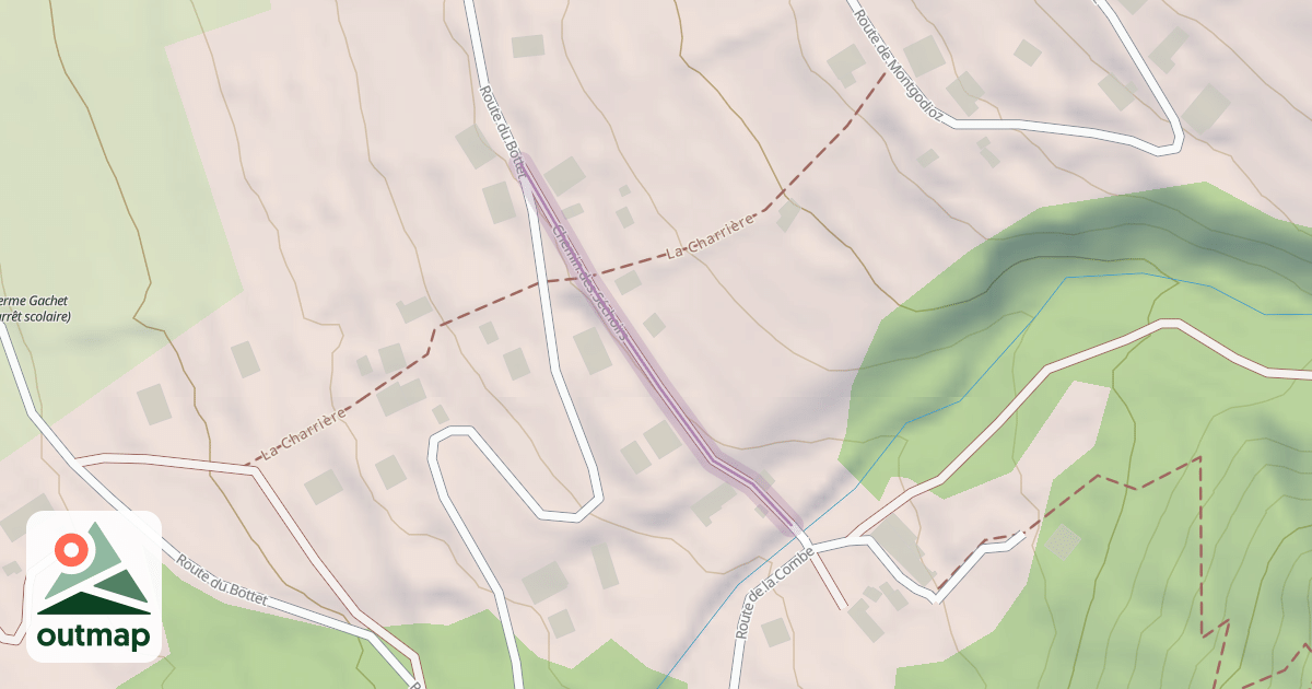 Map of Chemin des Séchoirs
