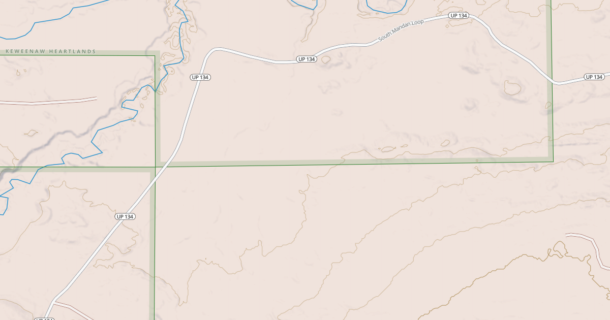 Map preview of Keweenaw State Trail