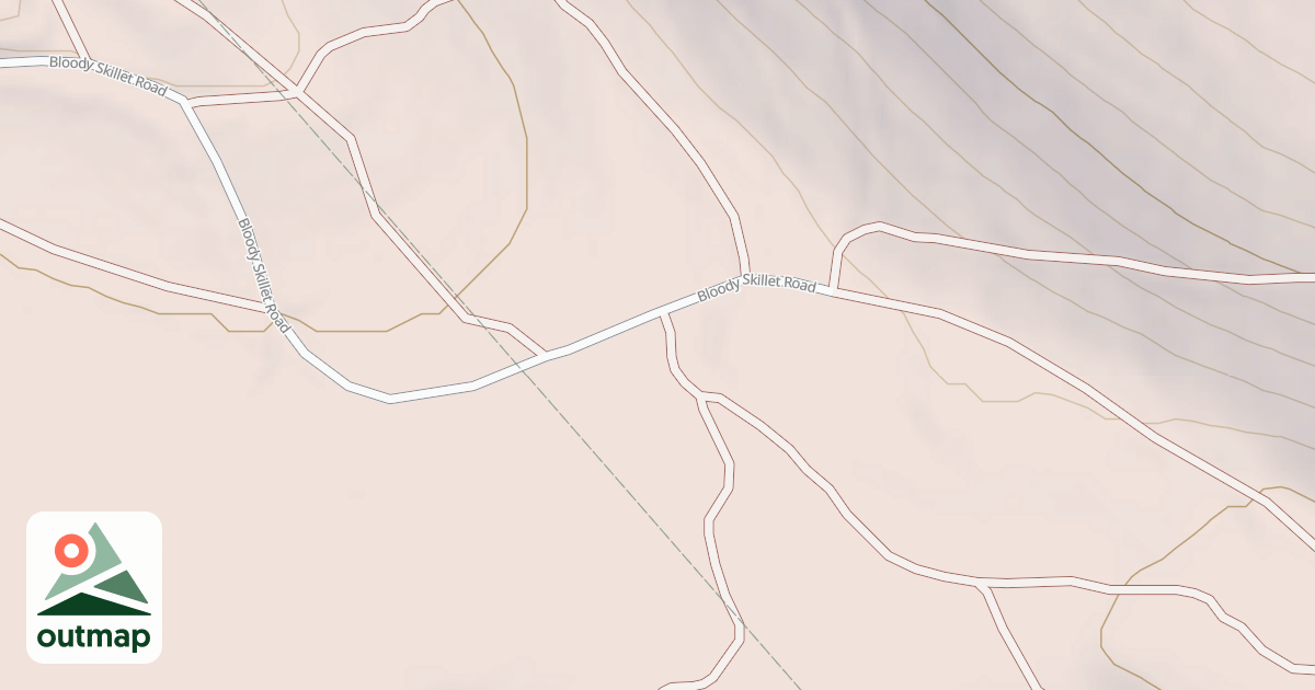 Map of Bloody Skillet ATV Trail