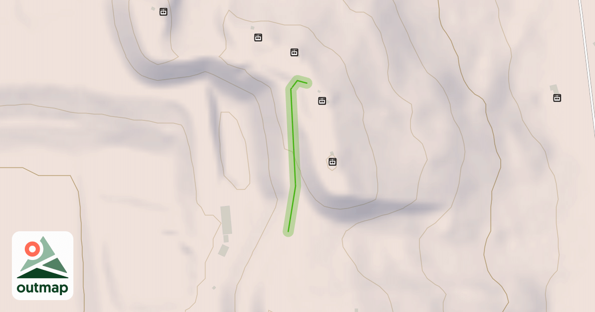 Map of Upper Cat Trail