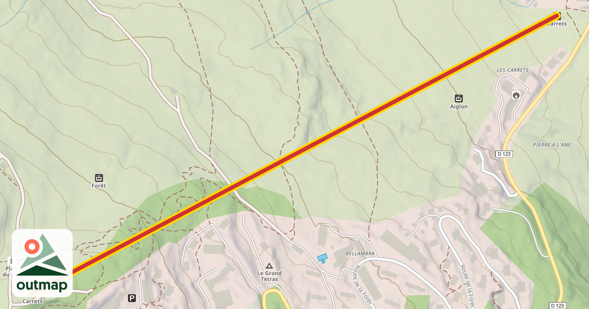 Map of Carrets