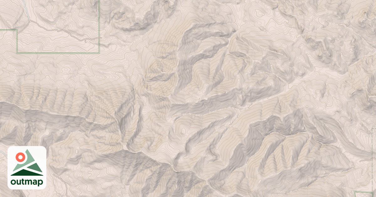 Map of Boone Peak